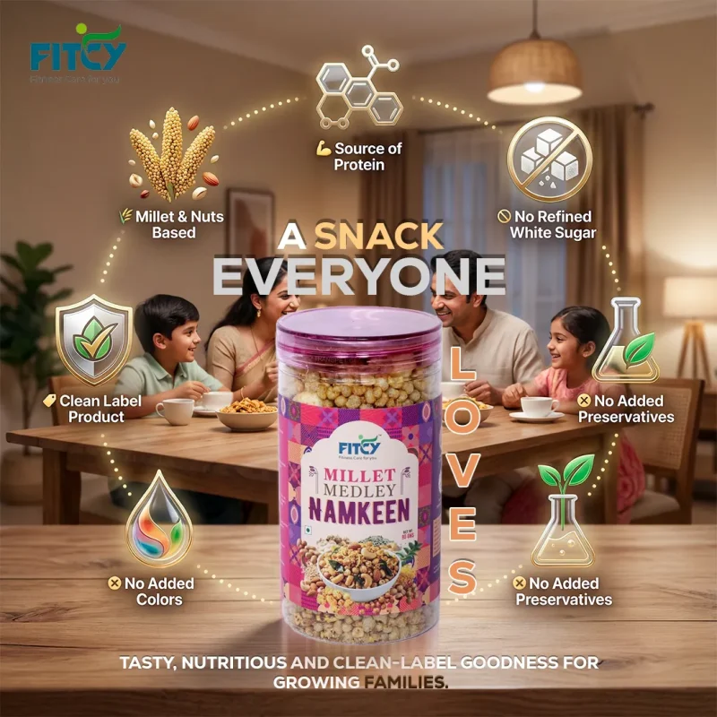 MIllet Medley.3 Millet Medley Namkeen Combo