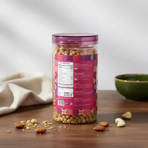 Millet Namkeen_Fitcy_back Millet Medley Namkeen Combo